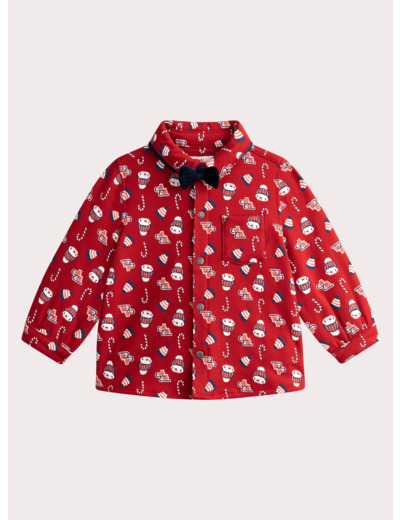 Chemise à imprimé hivernal pour bébé garçon