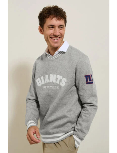 Sweat "New York Giants" licence NFL - Gris foncé