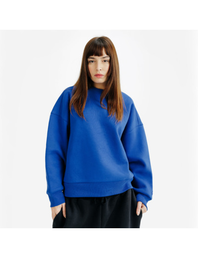 Sweat col rond femme, Elementals, bleu