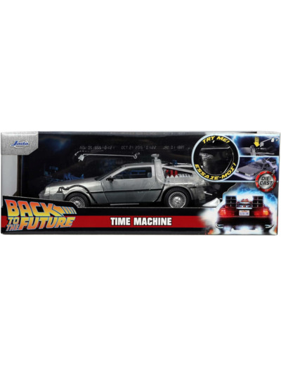 Jada Toys 253255038 Film Time Machine Back to The Future 1:24 Argent