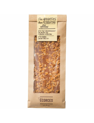 Écorce chocolat au lait et amandes florentines 135g