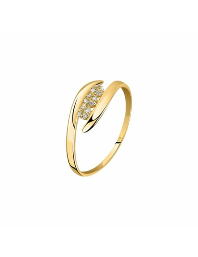 Bague CLEOR en Or 375/1000 Jaune et Diamant