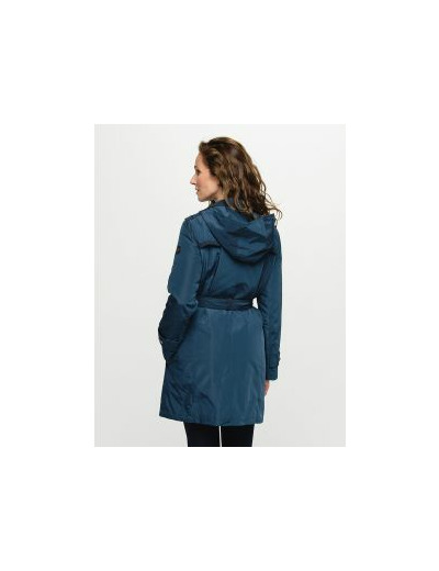 Parka trench bleu