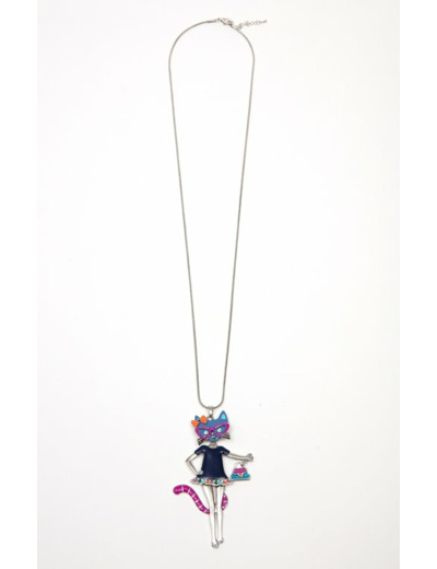 Sautoir Pendentif Chat