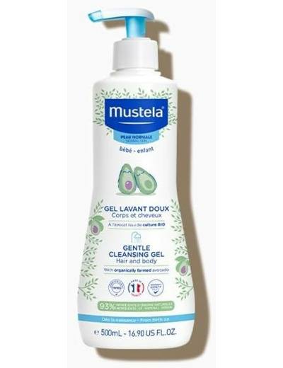 Mustela Gel lavant doux 500ml - Lot de 2