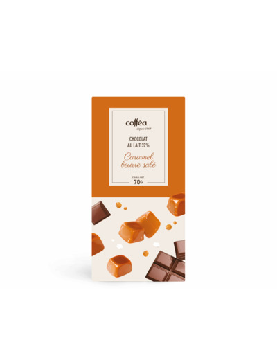 Tablette caramel beurre salé 37% lait 70g