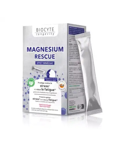 Biocyte Magnésium Rescue 360mg Poudre 14 Sticks