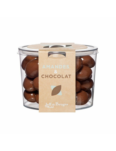 Coupelle amandes chocolat au lait et caramel d'Isigny