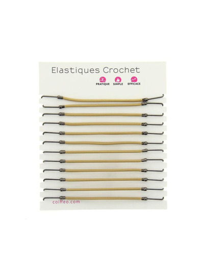 Elastique crochet Blond x12