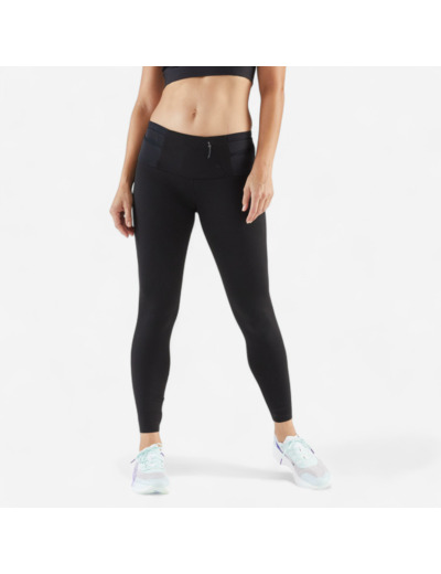 Legging running & trail femme - kiprun run 900 light noir