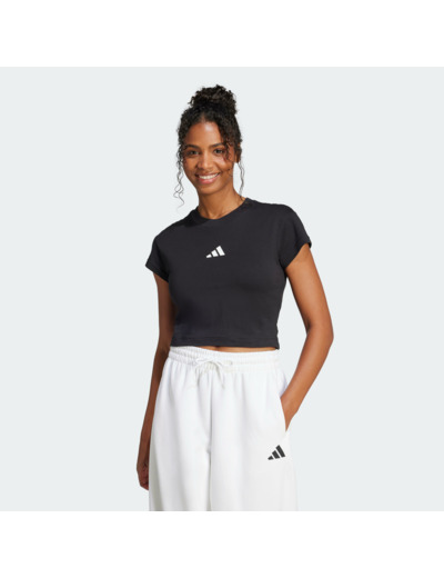 T-SHIRT ADIDAS FEMME NOIR