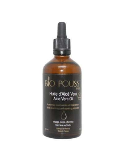 BIO POUSS Huile d’Aloé Vera 100% naturel 100ml