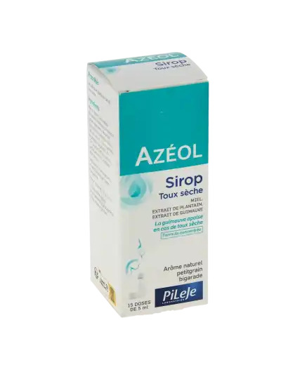 Pileje Azéol Sirop Toux Sèche Flacon De 75ml