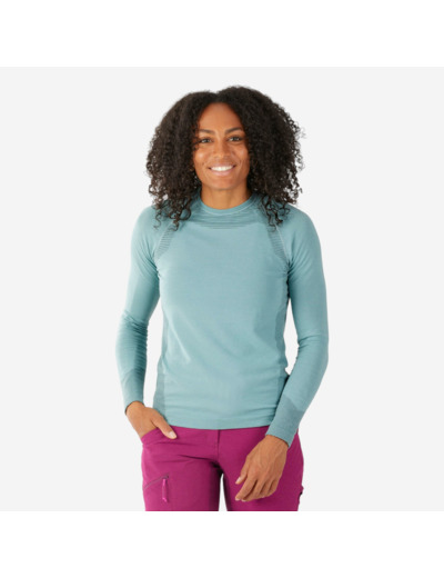 Tee-shirt seamless Manches longues en laine femme - ALPINISM