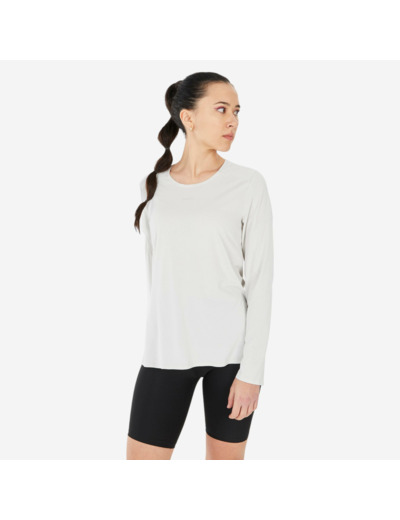 T-shirt de randonnée manches longues - MH500 - femme