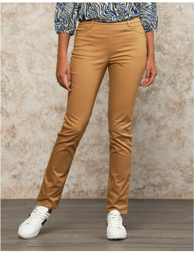 Jegging caramel coton