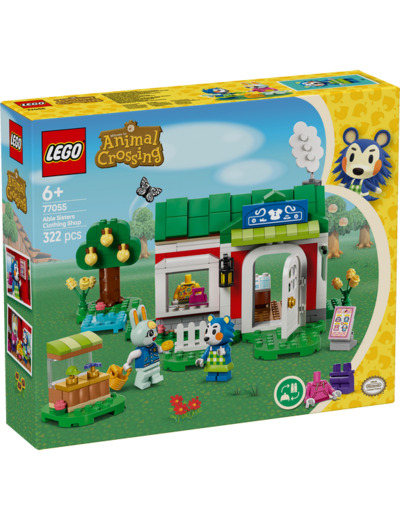 Boutique de vêtements des sœurs Doigts de Fée Lego Animal Crossing 77055