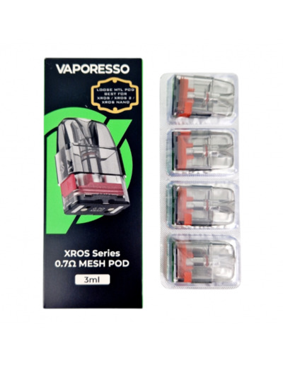 Pack de 4 pods 3ml Xros Series Sidefill Vaporesso