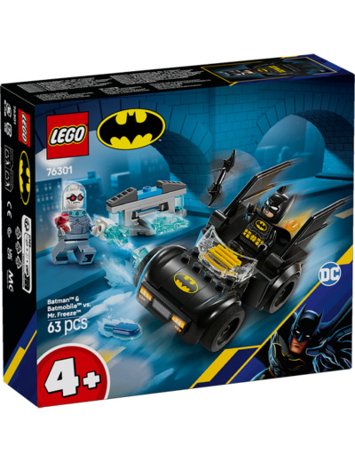 Batman et la Batmobile contre Mr. Freeze LEGO DC Comics Super Heroes 76301