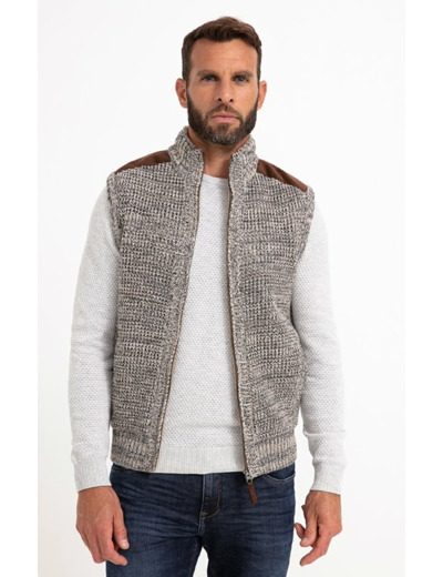 Gilet Sans Manche Doublé Sherpa