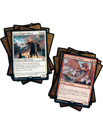 Kit de démarrage Magic: The Gathering 2023 - Apprenez à jouer avec 2 decks prêts-à-jouer + 2 codes pour jouer en ligne (jeu de cartes fantastique pour 2 joueurs) (Version Française)