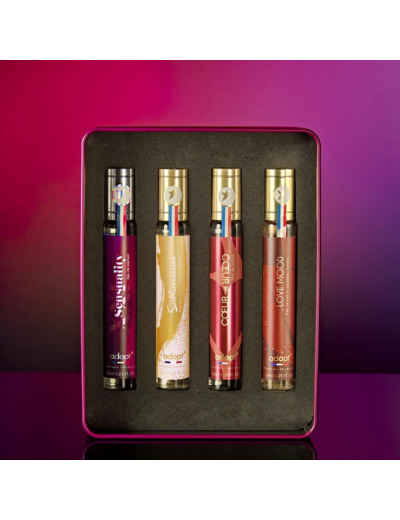 Coffret Métal 4 eaux de parfums XXL Sensuality 30