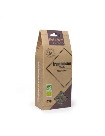 Nat&form Tisanes Framboisier Feuille Bio 25g