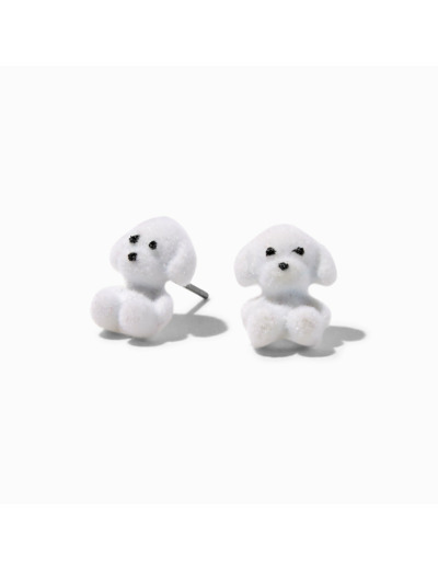 Clous d’oreilles chiot pelucheux