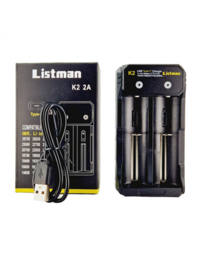 Chargeur K2 2A USB Type-C Listman