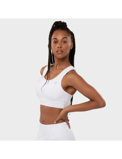 Brassière sport Fitness Femme Hit Blanc