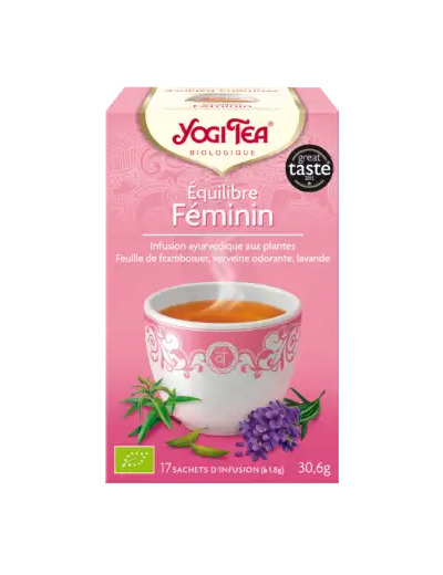 Yogi Tea Tisane Ayurvédique Equilibre Féminin Bio 17 Sachets/1,8g