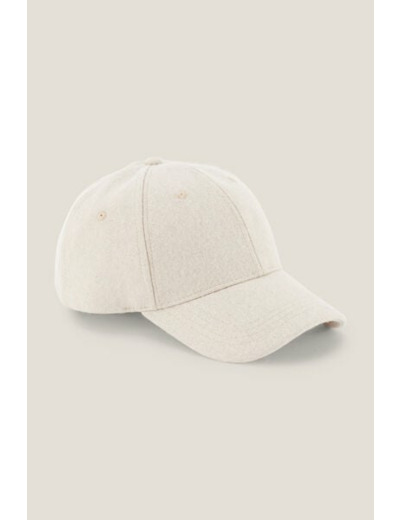 Casquette en flanelle - Beige